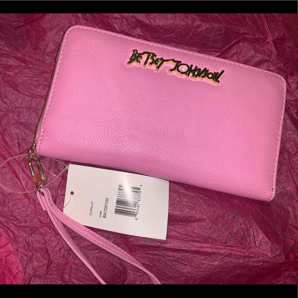 Betsy Johnson wrist wallet